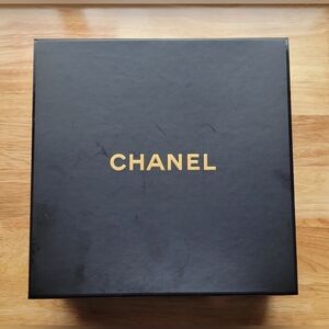 CHANEL Black Box with Gold Lettering